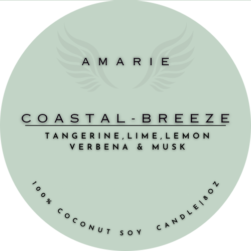 COASTAL BREEZE-Tangerine-Lime-Lemon Verbena -Musk